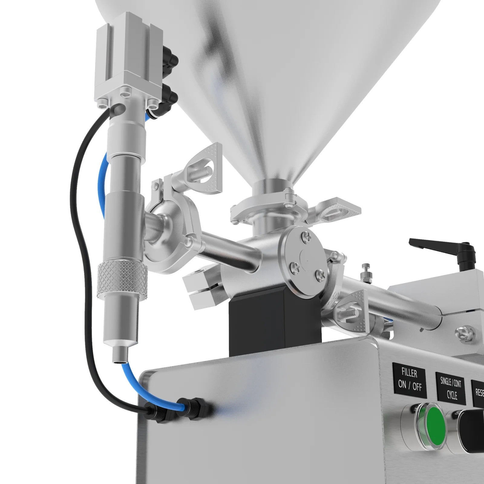 High Viscosity Tabletop Liquid Piston Filler - 316 SS