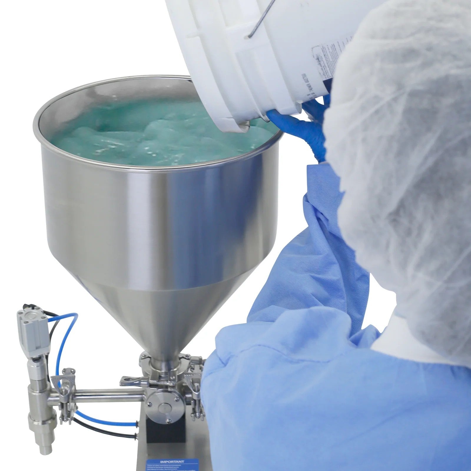 High Viscosity Tabletop Liquid Piston Filler - 316 SS