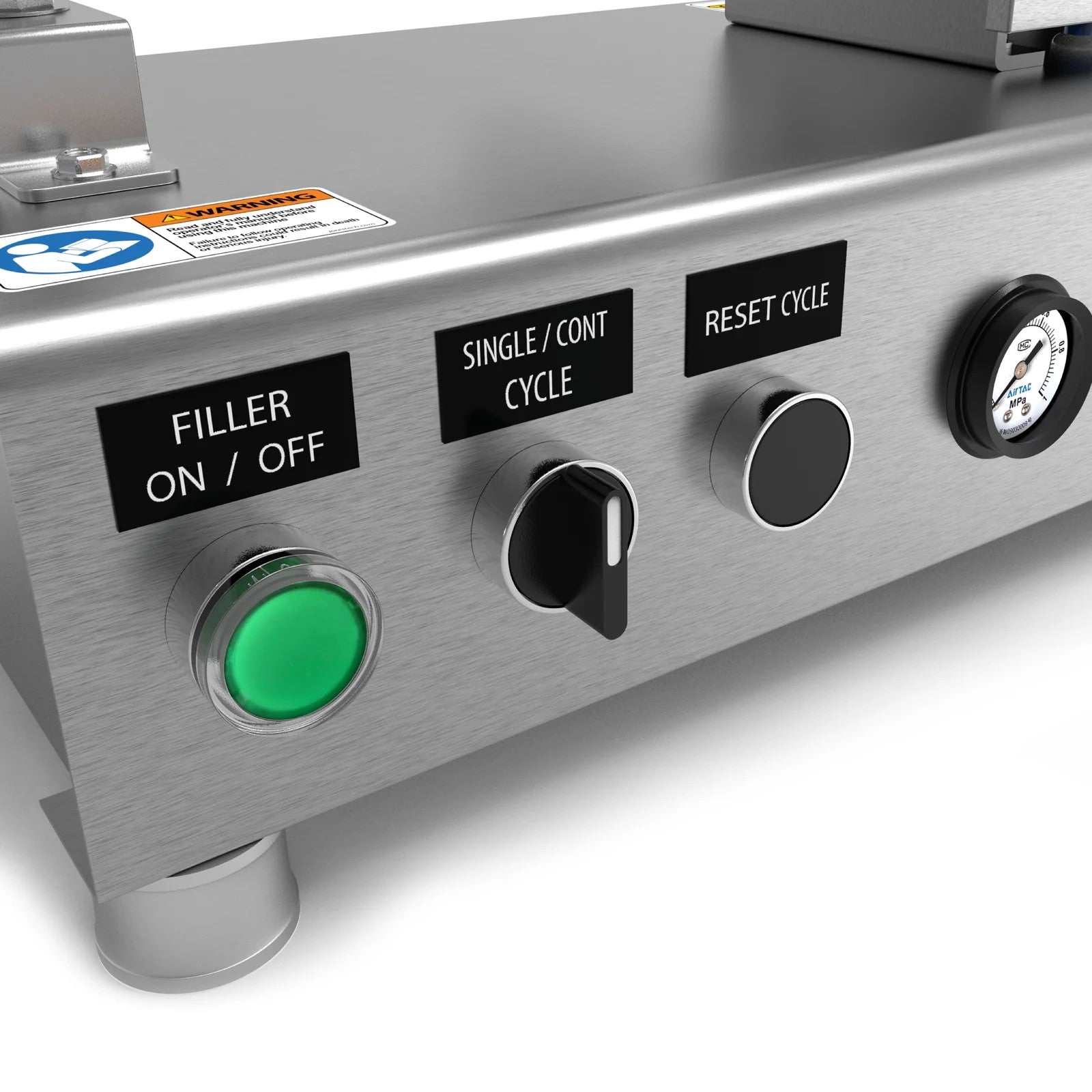Low Viscosity Tabletop Liquid Piston Filler - 316 SS