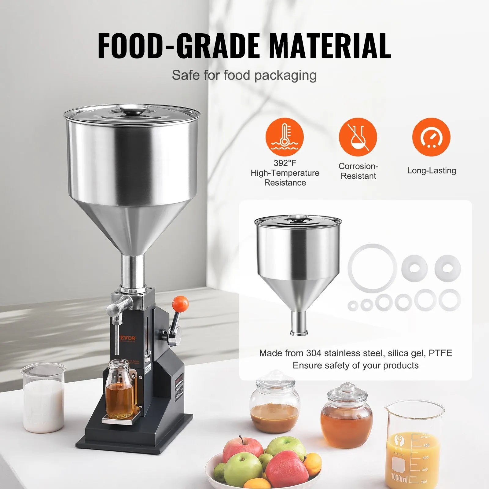 VEVOR Manual Paste Liquid Filling Machine
