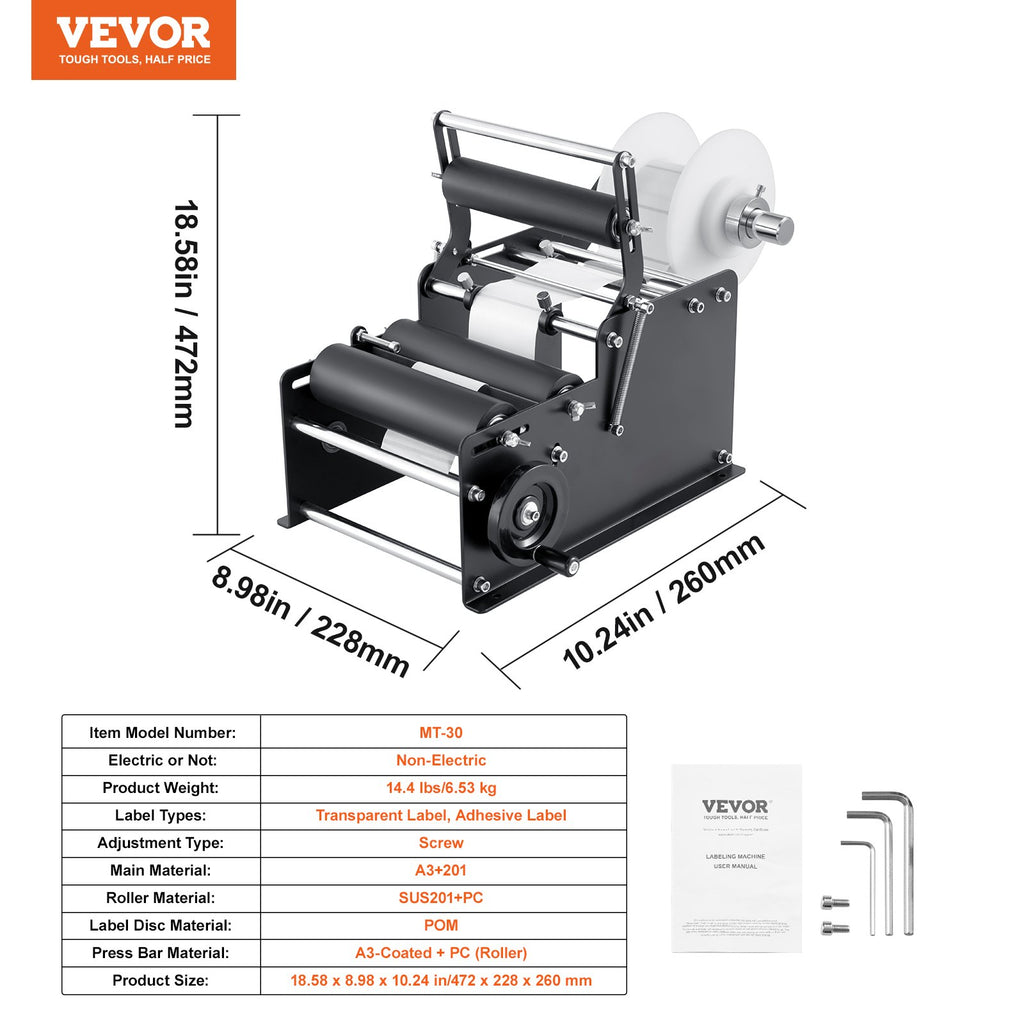 VEVOR Manual Round Label Applicator