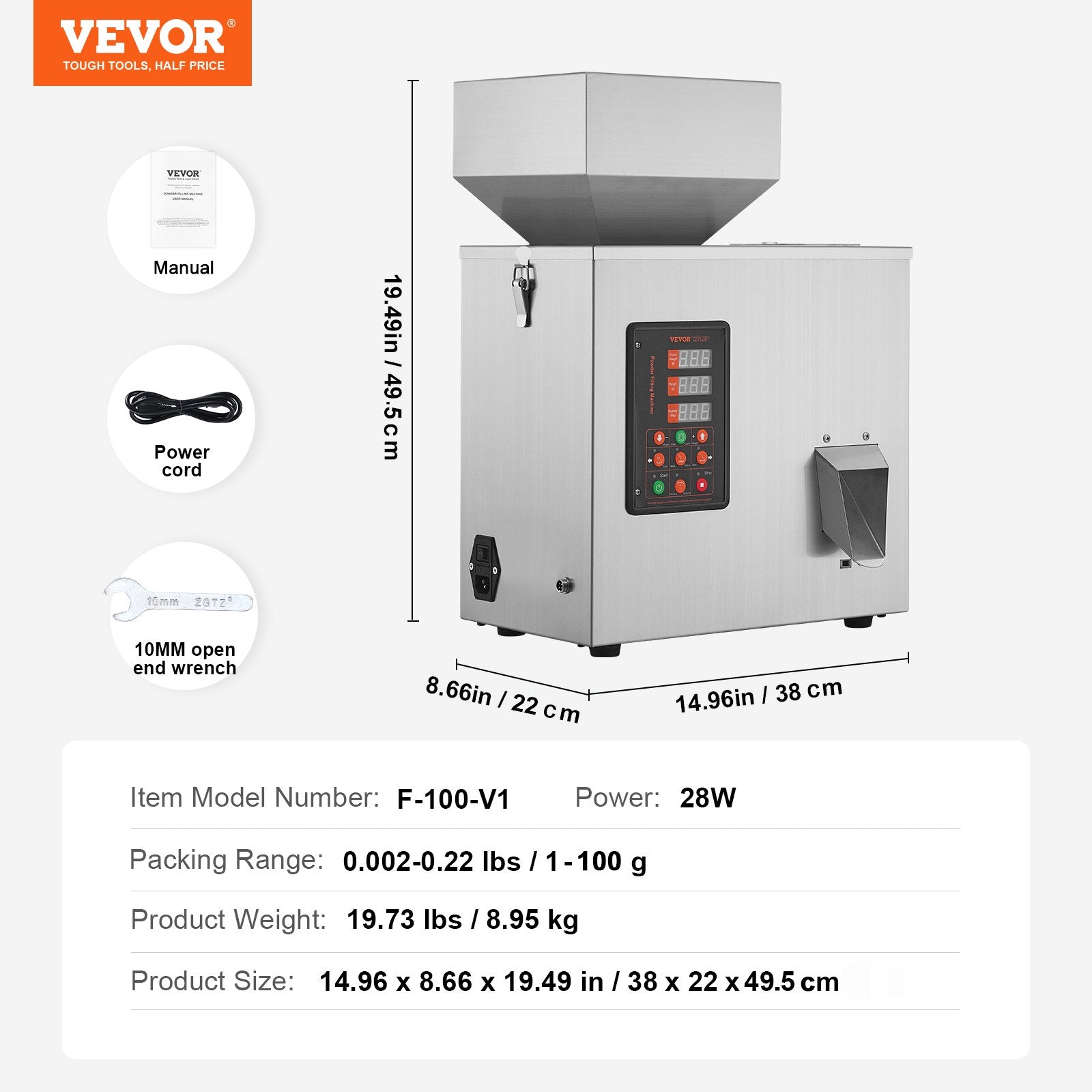 VEVOR Powder Filling Machine