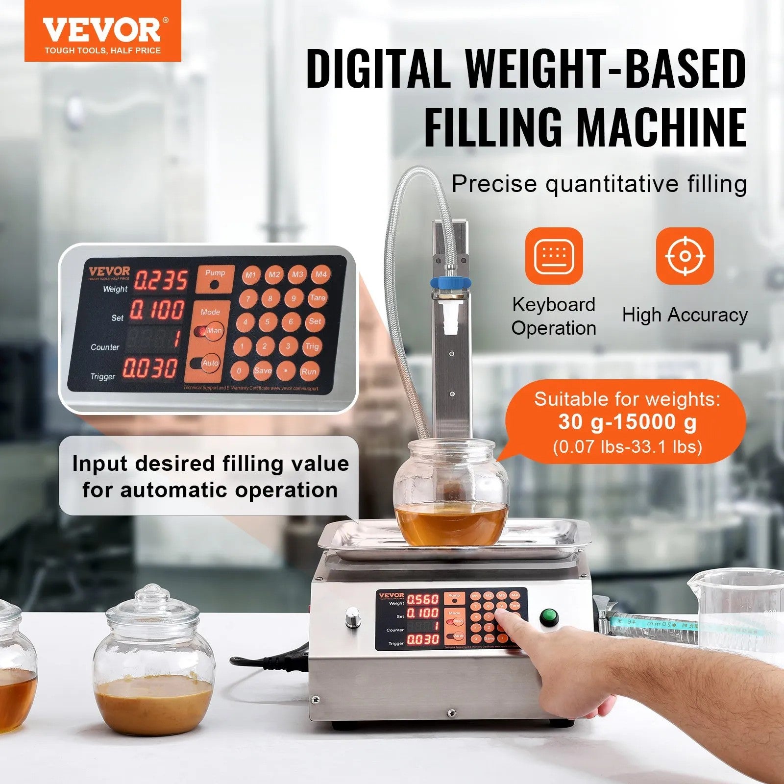 VEVOR Liquid Weigh Filling Machine