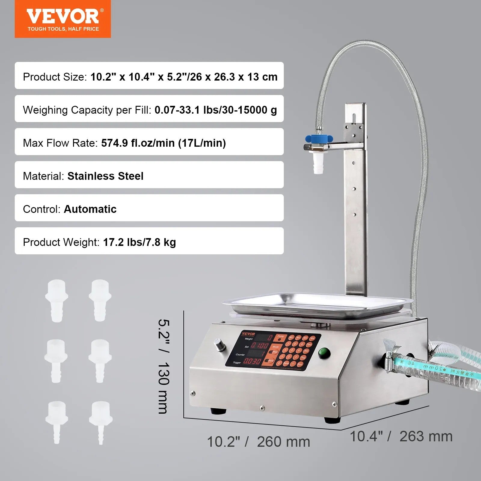 VEVOR Liquid Weigh Filling Machine